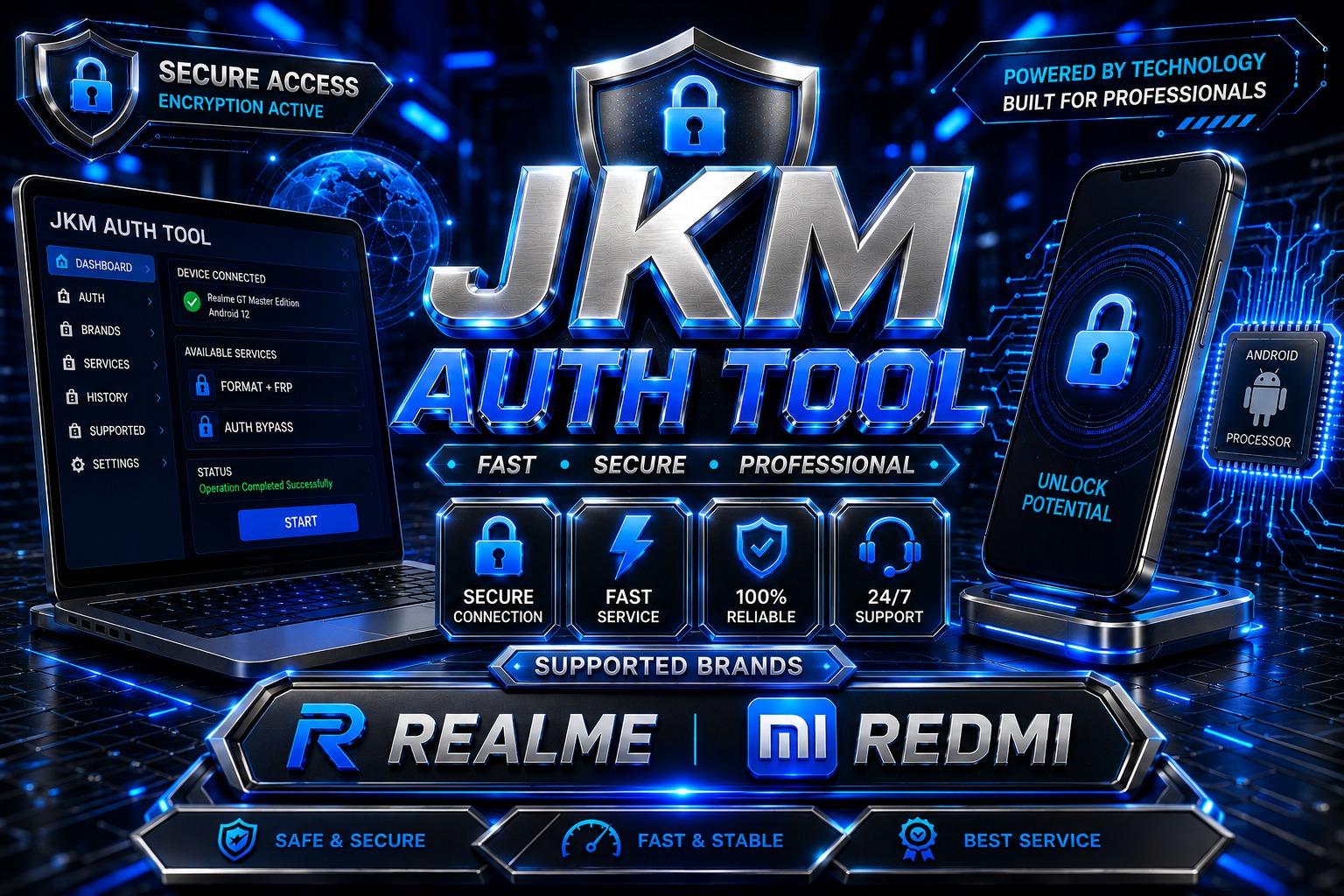 JKM AUTH TOOL REALME OTP